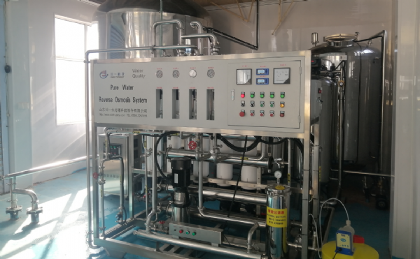 濰坊生態(tài)旅游5T超濾設(shè)備安裝調(diào)試完成