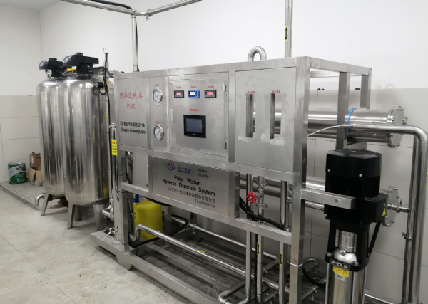 山東4T單級反滲透食品用水安裝調試完成