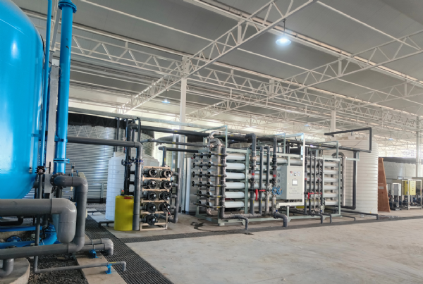 北京70T單級反滲透+濃水回收設備安裝調試